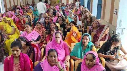 सहसवान: दहगवाँ के बाँके बिहारी सभागार में पुण्यश्लोक अहिल्याबाई होल्कर त्रिशताब्दी स्मृति अभियान का आयोजन हुआ
