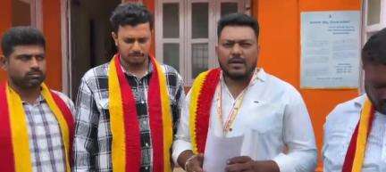 ಹನೂರು: ನಟ ಕಮಲ್ ಹಾಸನ್ ವಿರುದ್ದ ಕ್ರಮಕ್ಕೆ ಆಗ್ರಹಿಸಿ ಪಟ್ಟಣದಲ್ಲಿ ಕರವೆ (ಪ್ರವೀಣ್ ಶೆಟ್ಟಿ ಬಣ) ಆಕ್ರೋಶ