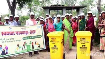 कोरबा: स्वच्छता पखवाड़ा-2025 के तहत चारपारा कोहडिया मुक्तिधाम में आयोजित किया गया सफाई अभियान