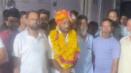 चित्तौड़गढ़: सदर बाजार में कांग्रेस के हेरिटेज मंडल अध्यक्ष का भव्य स्वागत किया गया