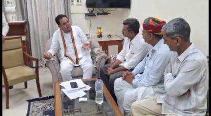 जोधपुर: संसदीय कार्य मंत्री जोगाराम पटेल ने गुरुवार को सर्किट हाउस में की जनसुनवाई