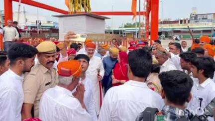 रेलमगरा: राजसमंद सांसद और नाथद्वारा विधायक ने रेलमगरा में मनाई महाराणा प्रताप की जयंती, पुष्पांजलि अर्पित कर श्रद्धांजलि दी