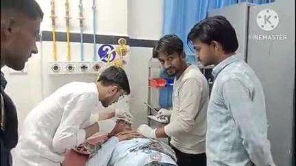 डीडवाना: शिमला ग्राम के पास हुए सड़क हादसे में दो व्यक्ति हुए घायल