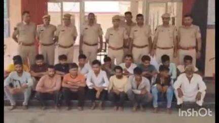 टोंक: मेहंदवास थाना पुलिस ने एरिया डोमिनेशन कार्रवाई के तहत अलग-अलग मामलों में 22 लोगों को किया गिरफ्तार