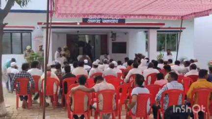 महसी: रामगांव थाना परिसर में बकरीद को लेकर आयोजित शांति समिति की बैठक, CO ने कहा- खुले में नहीं होगी कुर्बानी