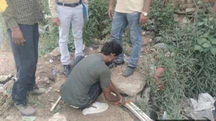 नारनौल: जन स्वास्थ्य विभाग की टीम ने नारनौल शहर में अवैध कनेक्शन काटे