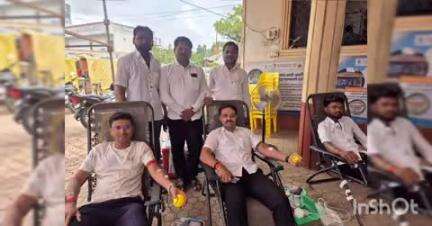 लातूर: आ.रमेश कराड यांच्या वाढदिवसानिमित्त मुरुड ग्रामपंचायतीत रक्तदान शिबिर, 51 जणांनी रक्तदान करून आ.कराडांना दिल्या शुभेच्छा