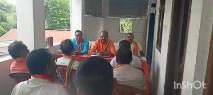 फारबिसगंज: खवासपुर मंडल में बीजेपी कार्यकर्ताओं की बैठक आयोजित