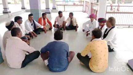 कपासन: बनाकिया कलां स्थित भेरुनाथ मंदिर प्रांगण में राजस्थान भील समाज विकास समिति की बैठक आयोजित हुई