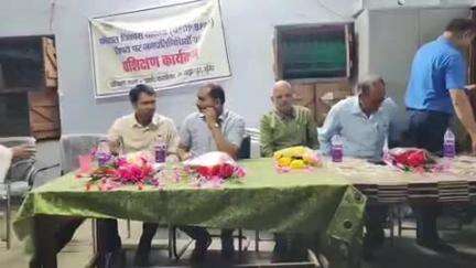 खड़गपुर: प्रखंड के दो अफसर रिटायर, टाइसेम भवन में विदाई सह सम्मान समारोह आयोजित