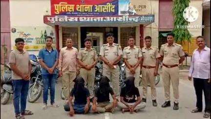 आसीन्द: आसींद पुलिस की बड़ी कार्रवाई: लूट की वारदात का खुलासा, 20 चोरी के दोपहिया वाहन भी बरामद