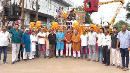 अकलतरा: अकलतरा में महाराणा प्रताप की जयंती धूमधाम से मनाई गई, MLA राघवेंद्र सिंह ने महाराणा प्रताप की प्रतिमा पर किया माल्यार्पण