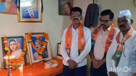 निफाड: ओझर शहरात भाजपच्यावतीने महाराणा प्रताप सिंग यांना अभिवादन