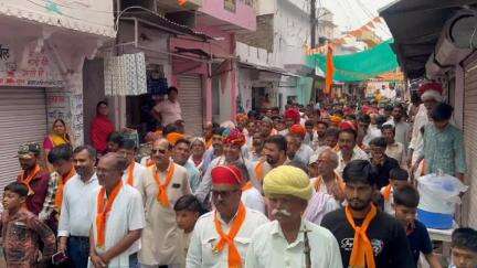 जहाज़पुर: जहाजपुर में हर्षोल्लास के साथ मनाई गई महाराणा प्रताप जयंती, निकाली गई शोभायात्रा