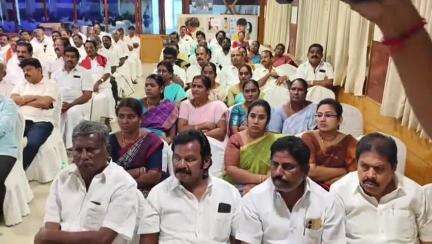 திண்டுக்கல் கிழக்கு: கிழக்கு மற்றும் மேற்கு மாவட்ட திமுக 2026 சட்டமன்ற தேர்தலுக்கான செயற்குழு கூட்டம் தாடிக்கொம்பு சாலை பிவிகே கூட்ட அரங்கில் நடைபெற்றது