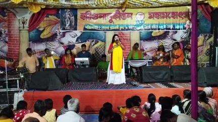 নানুর: ৪দিন ধরে কীর্ণাহারের পলশা গ্ৰামে চলতে থাকা হরিগুণাণু কীর্ত্তন গানের অনুষ্ঠান বাউল গানের মধ্য দিয়ে শেষ হলো বৃহস্পতিবার