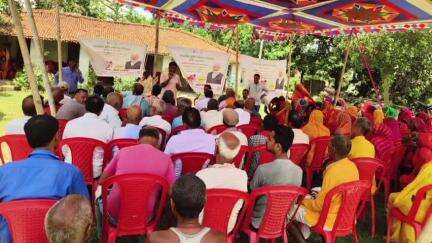 दरभंगा: दरभंगा जिले की 6 पंचायतों में विकसित कृषि संकल्प अभियान चलाया गया