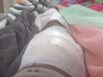 नवीन मंडी से जा रहे अपने ‌घर गऔ शाला के पास खेत के तार से घायल नीरज निवाशी नगला लीटा