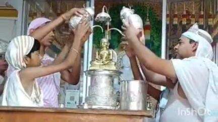 मुंगावली: मुंगावली में जैन श्रद्धालुओं ने भगवान अभिनंदननाथ के मोक्ष कल्याणक पर्व को मनाया