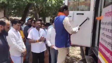 अक्कलकुवा: ग्रामीण रुग्णालय अक्कलकुवा येथे कर्करोग निदान वाहन चे आमदार आमश्या पाडवी यांच्या हस्ते उद्घाटन
