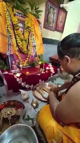 खंडवा नगर: आदि गुरु शंकराचार्य की जयंती पर भवानी माता मंदिर के अखाड़े वाले हनुमान मंदिर में धार्मिक अनुष्ठान का हुआ आयोजन