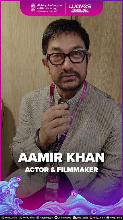 Actor Aamir Khan said that the summit is providing huge opportunity to creative talent from across the country