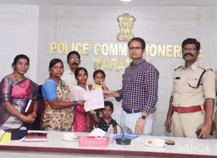 మరణించిన పోలీసు కుటుంబాలకు భద్రతా చెక్కులు అందించిన సిపి సన్ ప్రీత్ సింగ్