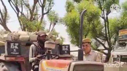 नावां: नावाँ पुलिस ने अवैध खनन के मामले में कार्रवाई करते हुए एक ट्रैक्टर मय टोली को किया ज़ब्त, आरोपी गिरफ्तार