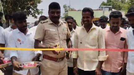 விக்கிரவாண்டி: கயத்தூர்  கிராமத்தில் தவெக சார்பில் 40,000 மதிப்பில்   புதிய   கண்காணிப்பு கேமரா பொருத்தி அசத்தல்