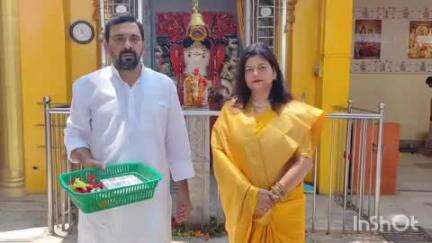 हुज़ूर: रीवा महापौर ने रीवा के प्राचीन मंदिर किला परिसर में महामृत्युंजय भगवान के दर्शन कर पूजा-अर्चना की