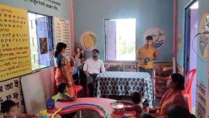 কমলপুর: শব্দকর পাড়া ICDS সেন্টার পরিদর্শন করেন সালেমা RD ব্লকের সমষ্টি উন্নয়ন আধিকারিক প্রীতম দেবনাথ
