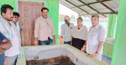 కనిగిరి: గుదేవారిపాలెంలో చెత్త సంపద కేంద్రాన్ని తనిఖీ చేసిన డి ఎల్ పి ఓ హనుమంతరావు