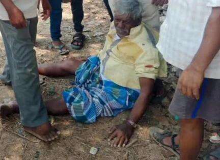పుంగనూరు: శాంతినగర్ వద్ద ద్విచక్ర వాహనం అదుపుతప్పి ఓ వ్యక్తికి గాయాలు