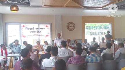 अमरवाड़ा: अमरवाड़ा कृषि उपज मंडी में कमल प्रसाद शर्मा को सेवानिवृत्ति पर विदाई समारोह में सम्मानित किया गया