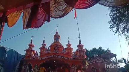 রায়না ১: রায়নার ভট্টাচার্য পাড়ায় বিশালাক্ষীর মন্দির প্রতিষ্ঠা করে পুজো পাঠের আয়োজনে ভক্তদের সমাগম