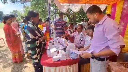 সাব্রুম: রাজিবনগর আয়ুস্মান আরোগ্য মন্দিরে অনুষ্ঠিত হলো এক বিশেষ মেগা স্বাস্থ্য শিবির