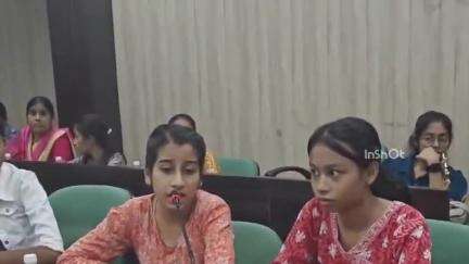नगरपालिका सभा कक्ष में लाडली लक्ष्मी उत्सव का आयोजन, महिला मोर्चा की जिला अध्यक्ष रहीं मौजूद