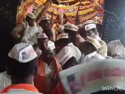 ಹುಮ್ನಾಬಾದ್: ಹುಡುಗಿಯಲ್ಲಿ ಕರಿಬಸವೇಶ್ವರ ಜಾತ್ರೆ ಹಿನ್ನೆಲೆ ಶ್ರದ್ಧಾ ಭಕ್ತಿಯ ಪಲ್ಲಕ್ಕಿ ಉತ್ಸವ
