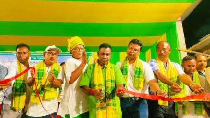 বিজনী ভাগ: উলুবাৰীত বিষুৱা উৎসৱৰ সাংস্কৃতিক সন্ধিয়াৰ মঞ্চ মুকলি কৰে বিজনীৰ বিধায়ক অজয় কুমাৰ ৰায়ে