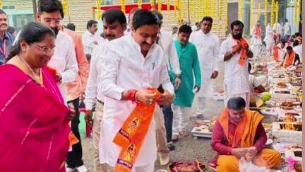 बड़नगर: विधायक जितेंद पंड्या ने पेटलावद में आयोजित परशुराम महोत्सव में भाग लिया