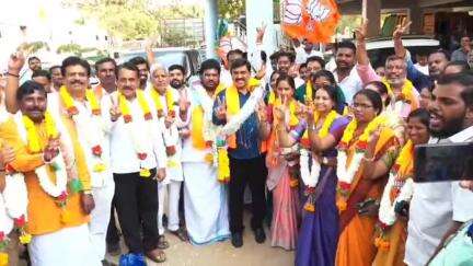 ಗಂಗಾವತಿ: ನಗರಸಭೆ ಅಧ್ಯಕ್ಷರಾಗಿ ಹೀರಾಬಾಯಿ, ಉಪಾಧ್ಯಕ್ಷರಾಗಿ ಸುಧಾ ಆಯ್ಕೆ