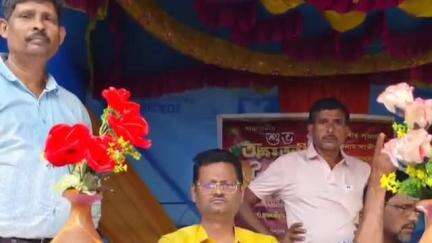 রামনগর ১: বাগপুরা পূর্ব গ্রাম বাসীবৃন্দের হরিনাম সংকীর্তন ও মহোৎসবে উপস্থিতছিলেন পঞ্চায়েত সমিতির সদস্য দীপক সার
