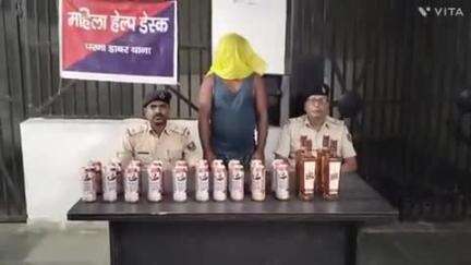 सिरदला: शिवपुर गांव से 13 लीटर बीयर व अंग्रेजी शराब के साथ एक धंधेबाज गिरफ्तार
