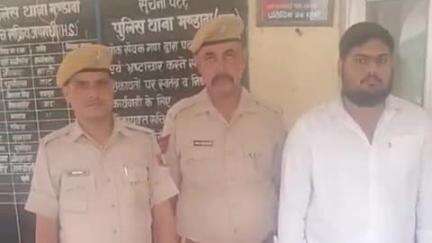 झुंझुनू: झुंझुनू के मंडावा थाना क्षेत्र में शादी समारोह में हवाई फायर करने वाले आरोपी को गिरफ्तार, एक पिस्टल और 6 खाली कारतूस ज़ब्त