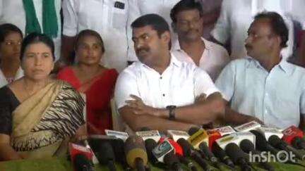 மதுரை தெற்கு: "கன்னடர்களுக்கு தமிழர் என்றாலே ஒரு வெறுப்பு கமல் பேசியதற்கு எதற்கு எதிர்க்கிறார்கள்" -சீமான் பேட்டி