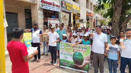 મોરબી: પ્લાસ્ટિક મુક્ત ઝુંબેશ અંતર્ગત મોરબીમાં જિલ્લા રમત પ્રશિક્ષણ કેન્દ્ર દ્વારા વોકથોન યોજાઈ