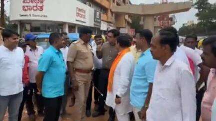 ಹುಬ್ಬಳ್ಳಿ ನಗರ: ನಗರದಲ್ಲಿ ಪ್ಲೈಓವರ್ ಕಾಮಗಾರಿ ವೀಕ್ಷಣೆ ಮಾಡಿದ ಶಾಸಕ ಮಹೇಶ್ ಟೆಂಗಿನಕಾಯಿ
