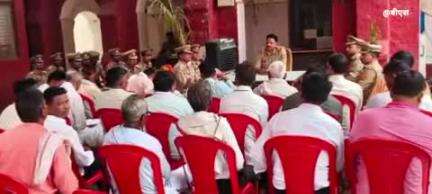 खेरागढ़: खैरागढ़ थाने में नवागत थाना प्रभारी ने ग्राम प्रधानों के साथ बैठक की