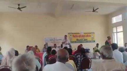 पंचकूला: कोट गांव में विकसित कृषि संकल्प अभियान के तहत किसान सभा का किया गया आयोजन