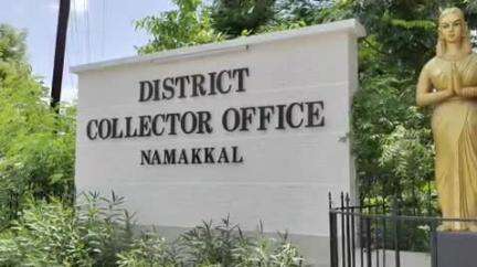 நாமக்கல்: ஆட்சியர் அலுவலகத்தில் விவசாயிகள் குறைதீர்க்கும் கூட்டத்தில் பேச அனுமதிக்க கோரி விவசாயிகள் தர்ணாவில் ஈடுபட்டதால் பரபரப்பு ஏற்பட்டது